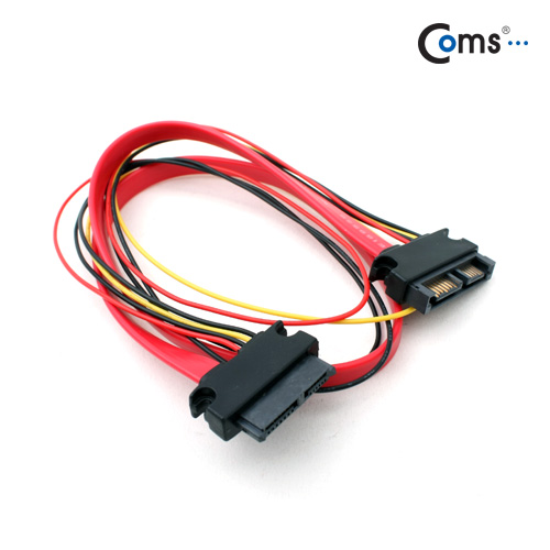 Coms SATA(Slimline) 연장 케이블(데이터+전원), 노트북ODD용
