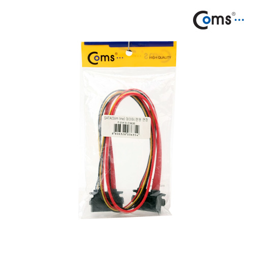 Coms SATA(Slimline) 연장 케이블(데이터+전원), 노트북ODD용
