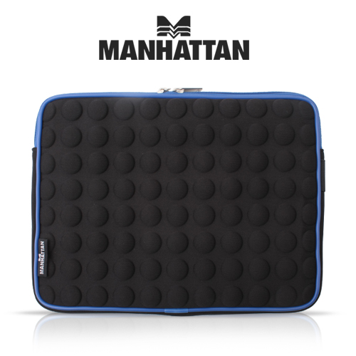 Manhattan (태블릿 PC 파우치/439626) 10인치용/충격보호, 검정+파랑