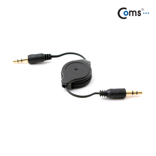 Coms 스테레오 자동감김 케이블 MM, 75cm/Stereo/ST
