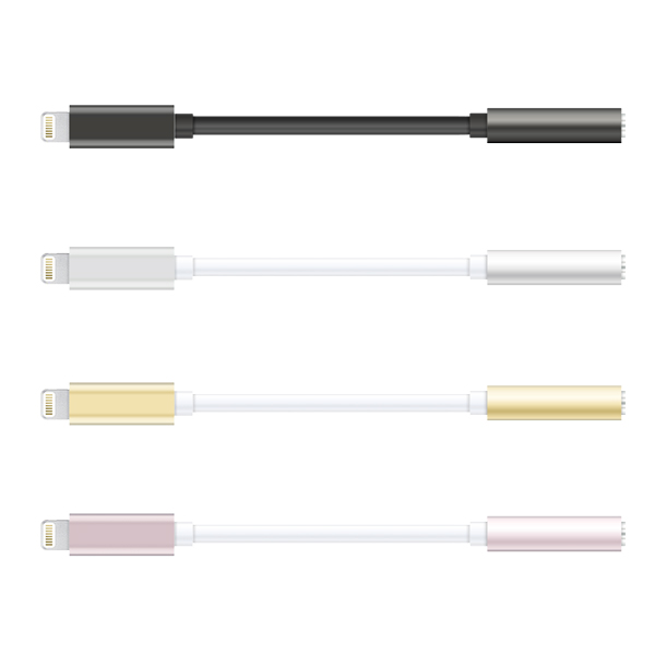 DA-STI7(PINK) 다모일 이어폰 변환젠더 (아이폰7용) 아이폰7 라이트닝커넥터를 이용한 3.5mm 이어폰변환 젠더