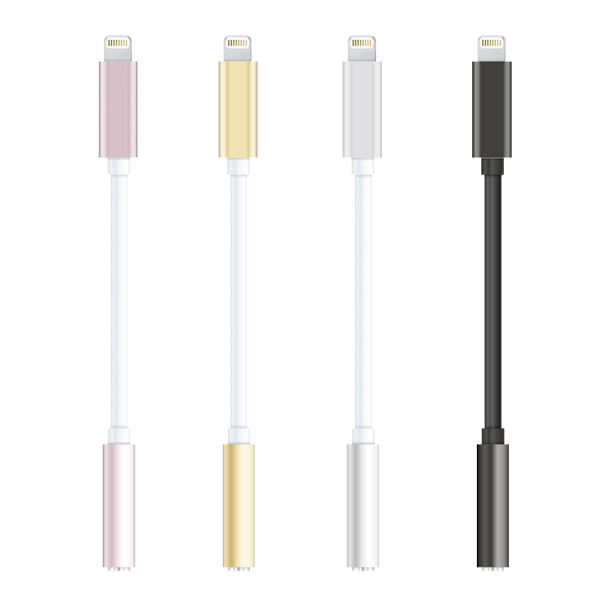 DA-STI7(SILVER) 다모일 이어폰 변환젠더 (아이폰7용) 아이폰7 라이트닝커넥터를 이용한 3.5mm 이어폰변환 젠더