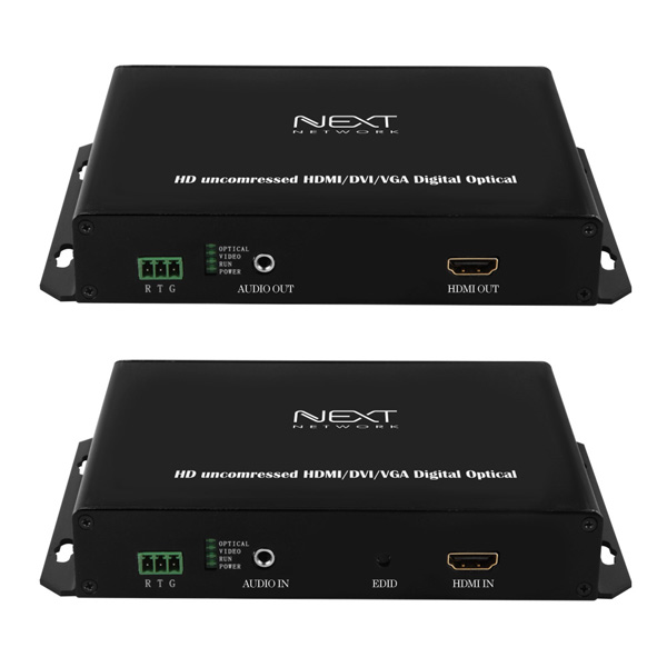 NEXT-1022HFC HDMI 비압축 무손실 광 연장기 리피터