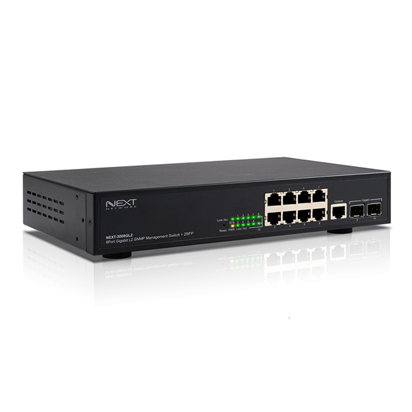 NEXT-3008GL2 8포트 + 2SFP 기가비트 스위치허브