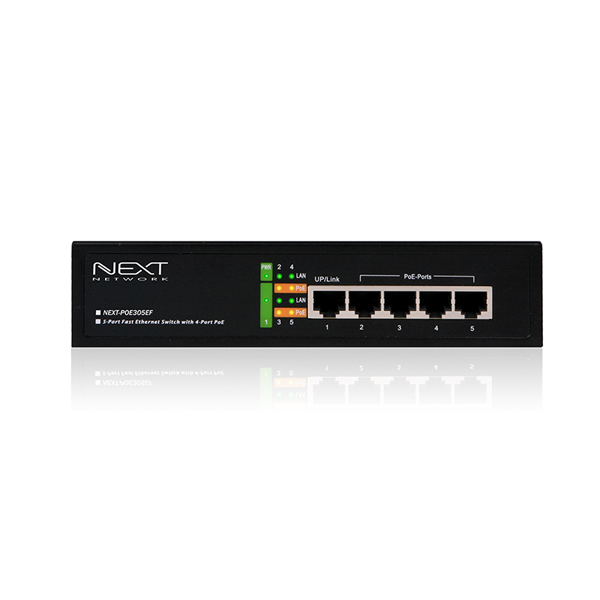 NEXT-POE305EF 5포트 With 4포트 POE스위치(65W)