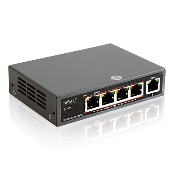 NEXT-POE6005F 기가 5포트 Extender POE스위치