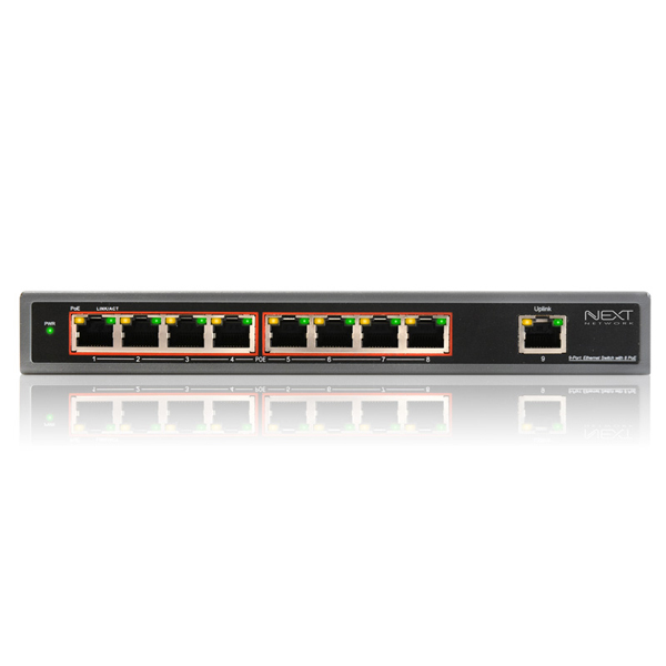 NEXT-POE608F 8포트 POE스위치(125w)