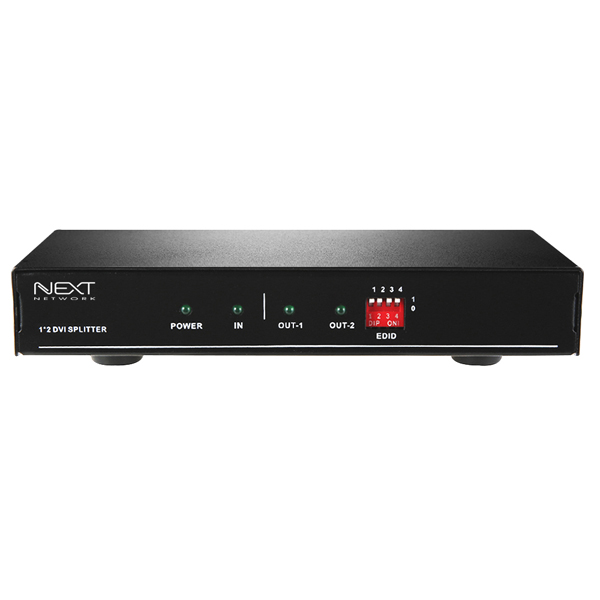 NEXT-112DVI-EDID 2포트 DVI 모니터 분배기