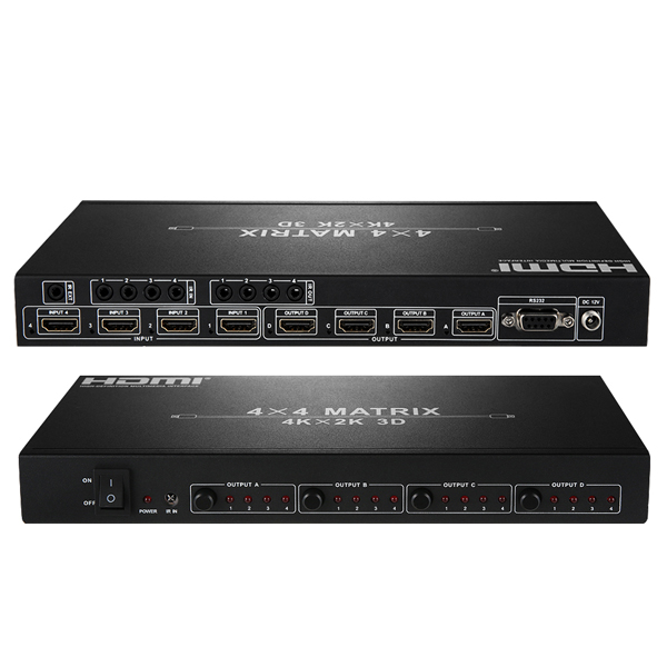 NEXT-4245HDM 4x4 HDMI 매트릭스 스위치/4K