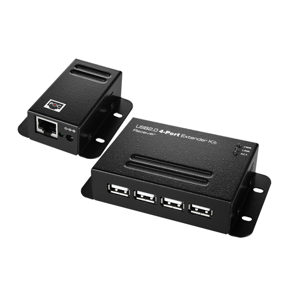 NEXT-USB404 산업용 50M USB 거리연장기 4포트