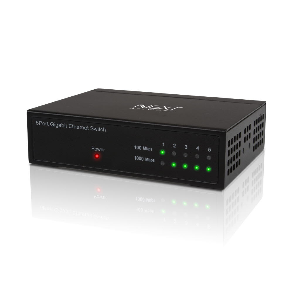 NEXT-2005GH 1000Mbps 5포트 기가 스위칭허브