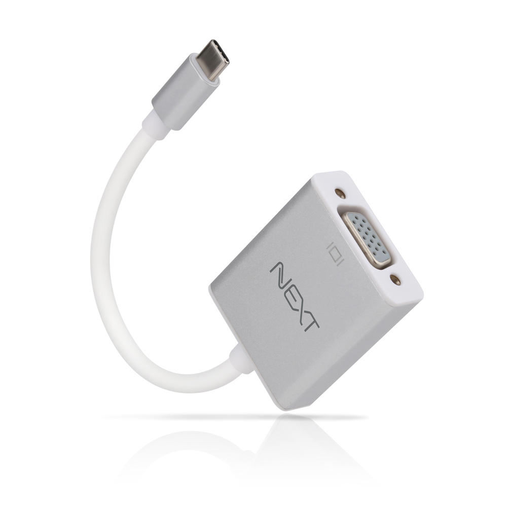 NEXT-2232TCV USB Type-C to VGA 아답터/복제,확장