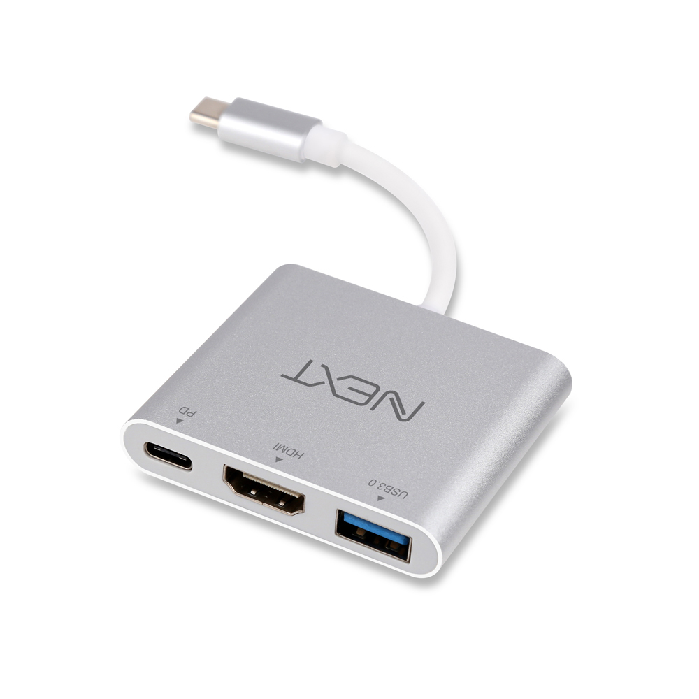 NEXT-411TCH Type-C to HDMI확장,USB3.0확장,PD충전