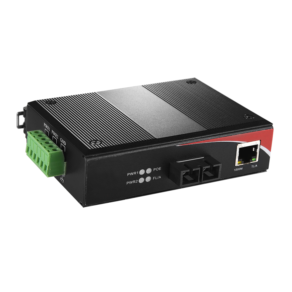 NEXT-300FSCM-POE 산업용 POE MEDIA CONVERTER