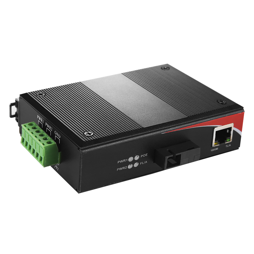 NEXT-300FSCSWA POE 산업용 POE MEDIA CONVERTER