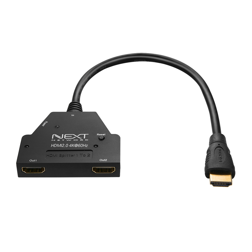 NEXT-402SPC4K60 UHD 1:2 HDMI2.0 Pigtail Splitter
