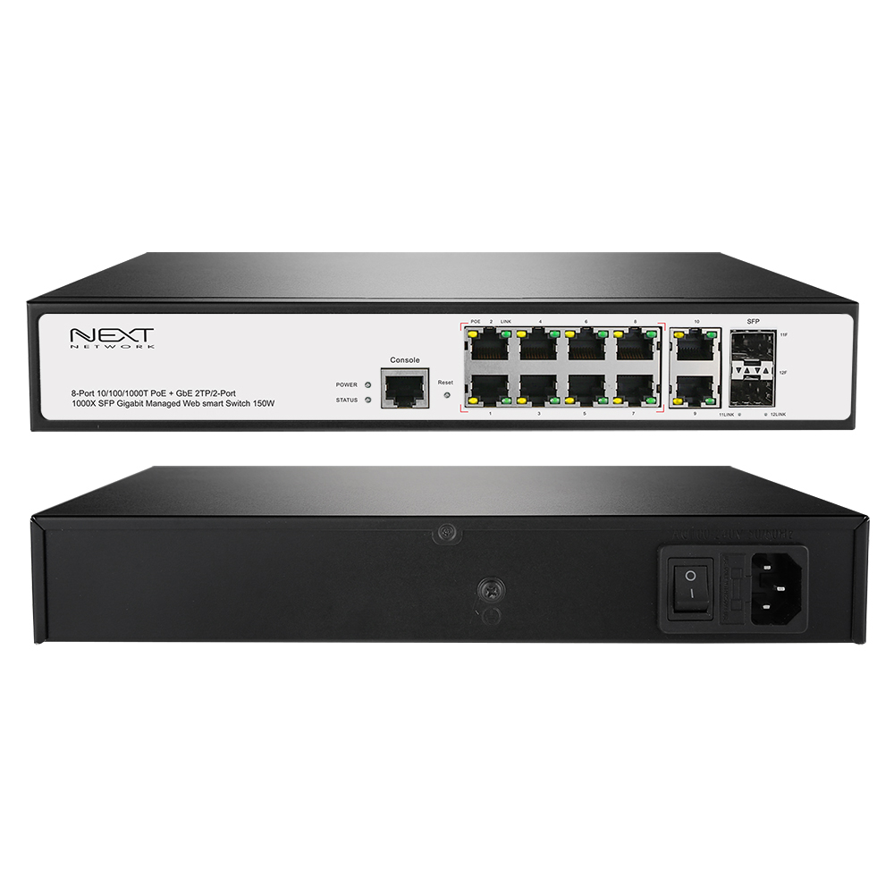 NEXT-POE4012L2-SFP Managed Web smart Switch