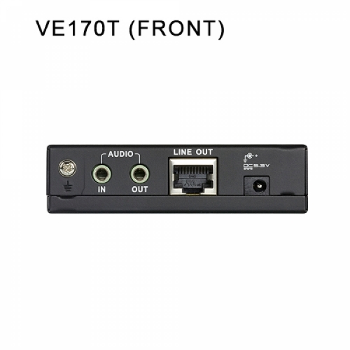 VGA/오디오 Cat 5 연장기 (1024 x 768@300m) VE170