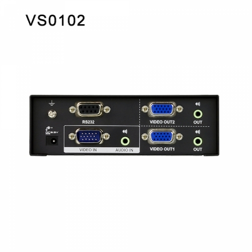 2-포트 VGA/오디오 분배기 (450MHz) VS0102