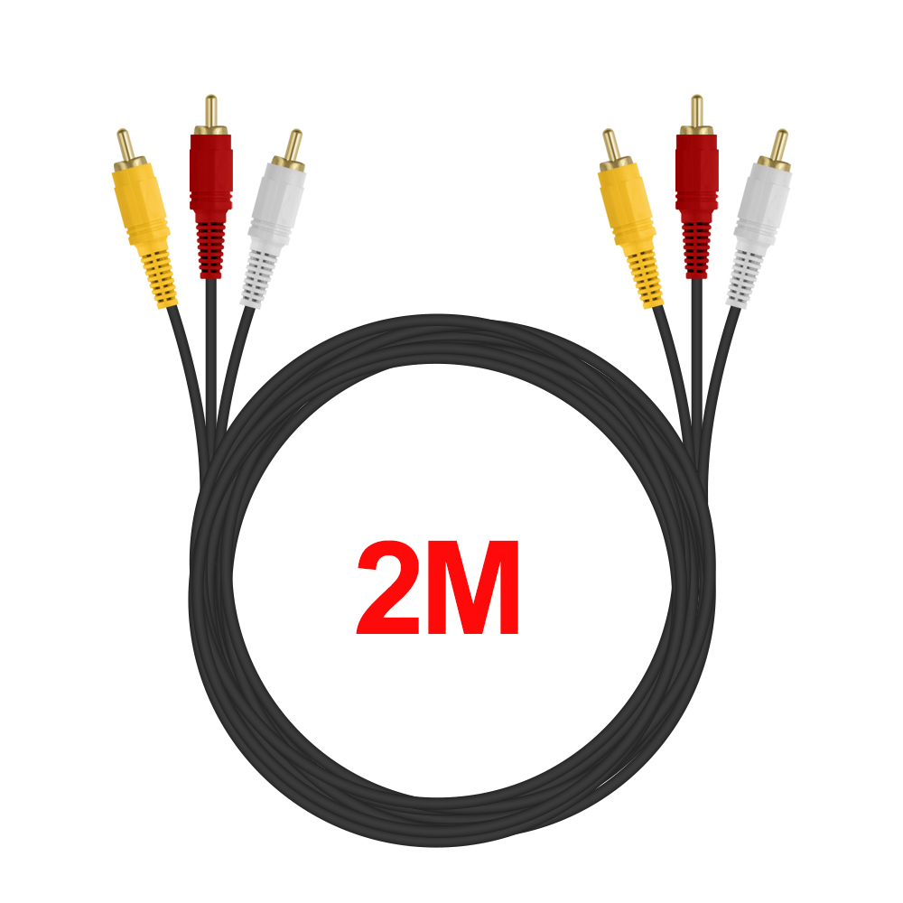 NEXT-1569-3RC RCA 3선 AV 영상 음성 케이블 2M