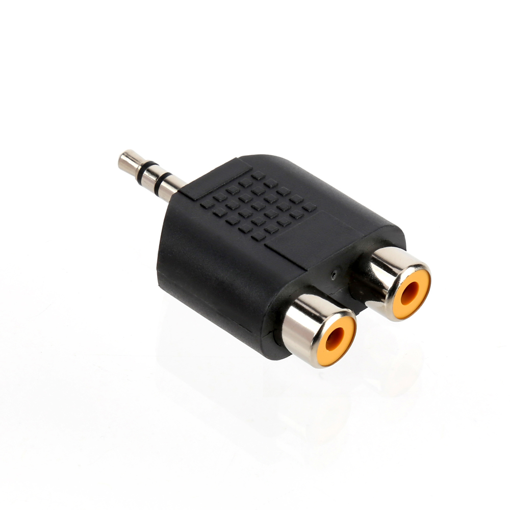 NEXT-1644STC-YF 3.5 스테레오 to 2RCA 오디오 젠더
