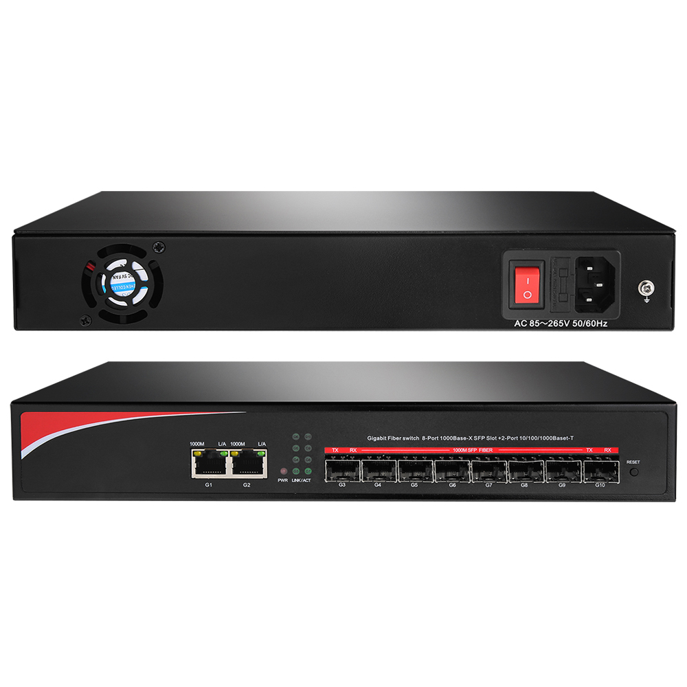 NEXT-2008SFP-TP 8포트 기가 SFP 광 스위칭 허브