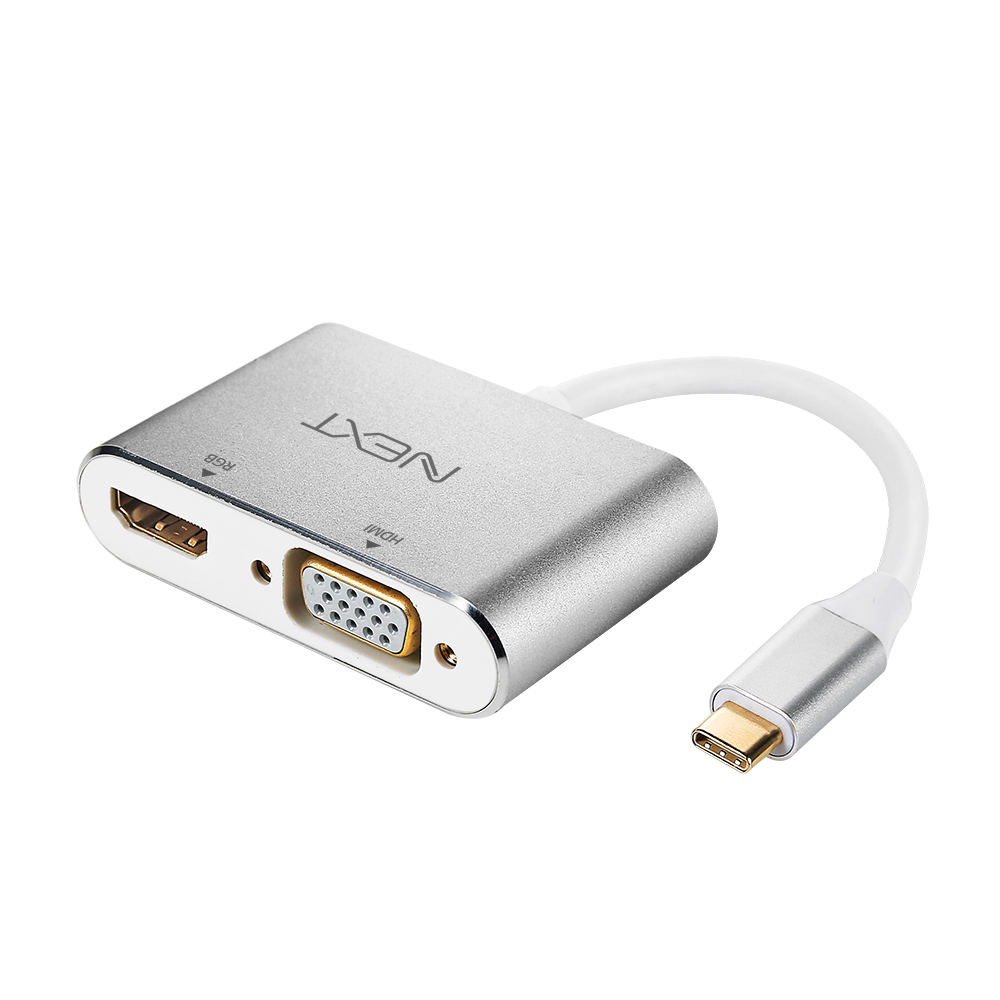 NEXT-2252TCHV USB C타입 HDMI VGA RGB 컨버터 젠더