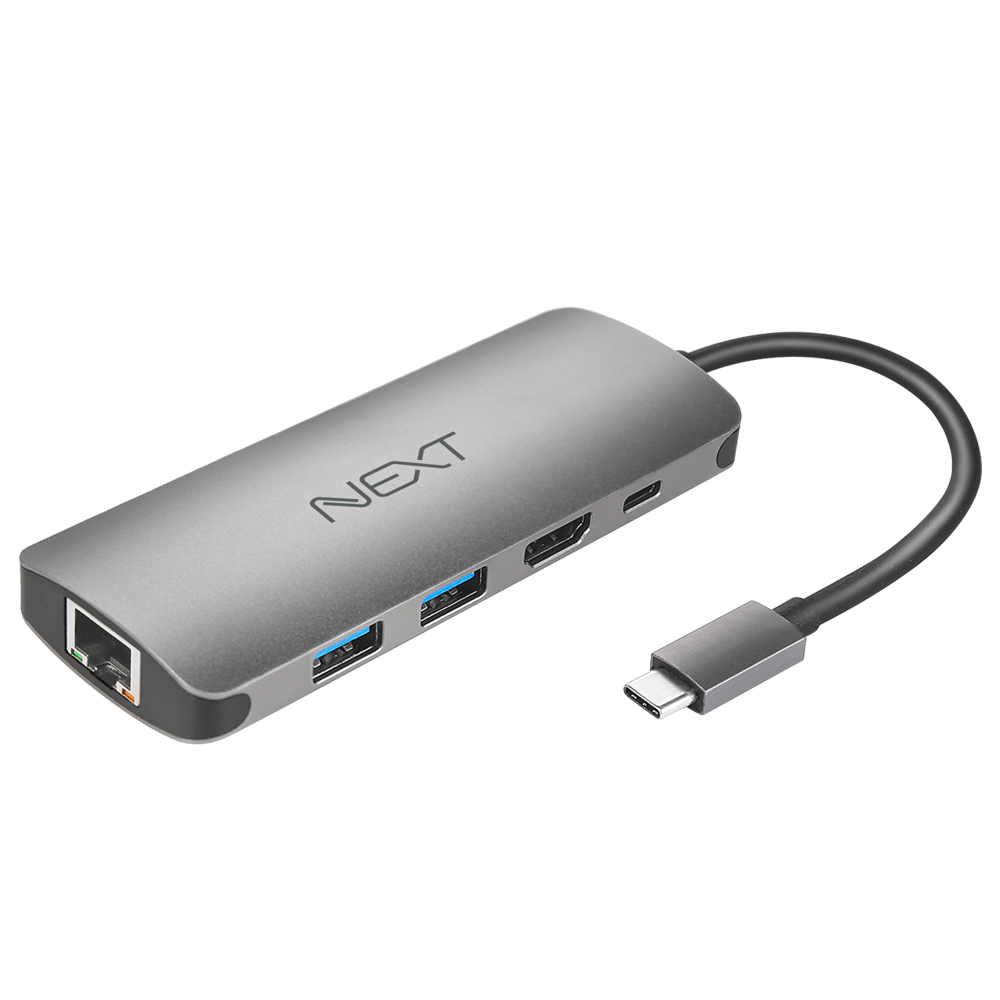 NEXT-318TCH-PD USB C타입 4K 컨버터 HDMI USB PD LAN