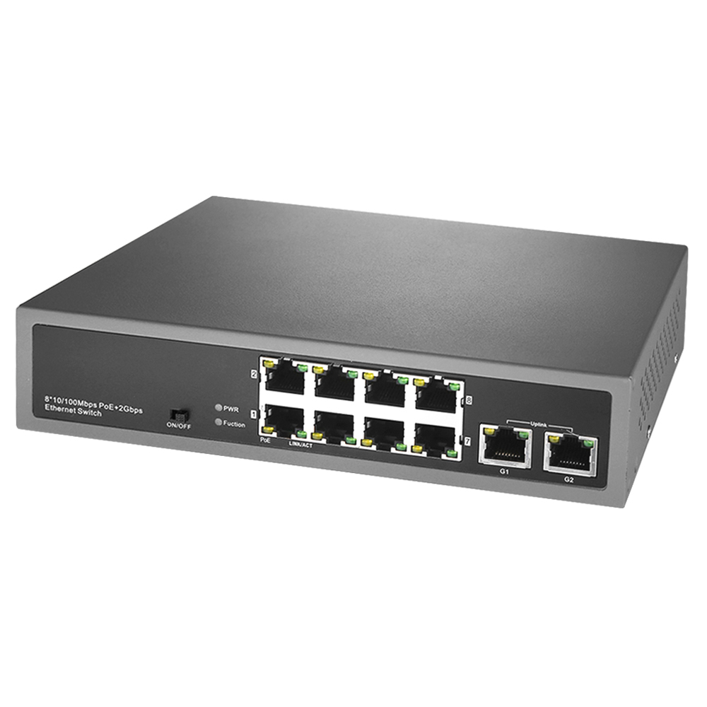 NEXT-510POE-TP 8포트 POE 스위칭허브 2포트 기가업링크