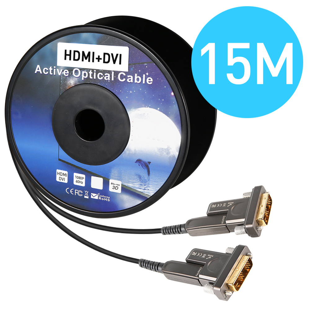 NEXT-5515DAOC-DD 마이크로 HDMI to DVI 15M 광케이블