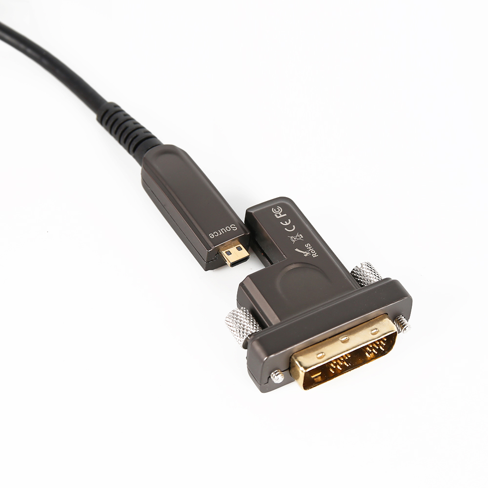 NEXT-5580DAOC-DD 마이크로 HDMI to DVI 80M 광케이블