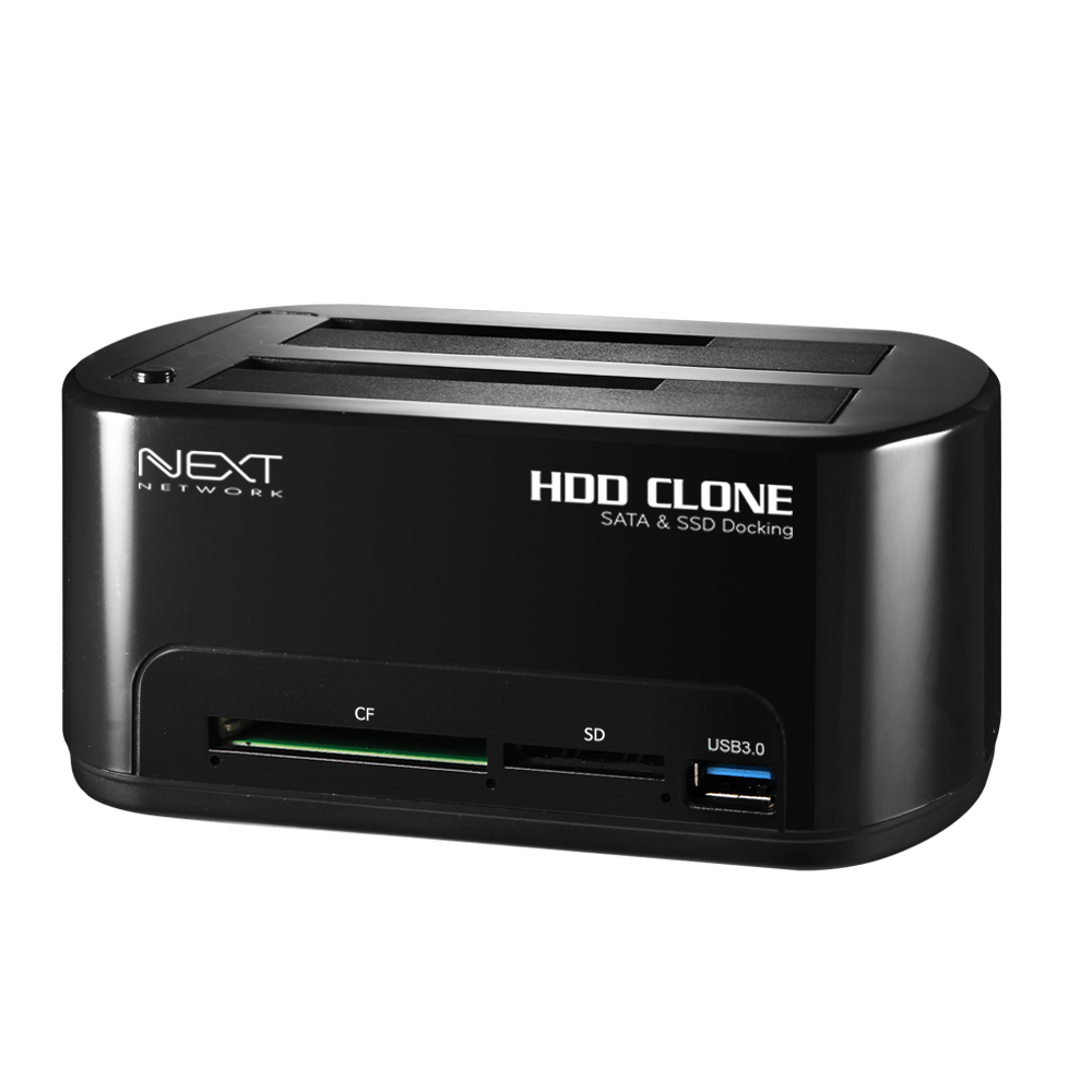 NEXT-659CCU3 USB3.0 2베이 클론도킹 USB3.0허브 카드리더기