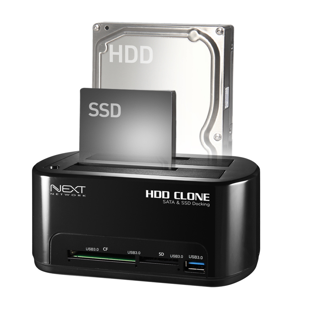 NEXT-659CCU3 USB3.0 2베이 클론도킹 USB3.0허브 카드리더기