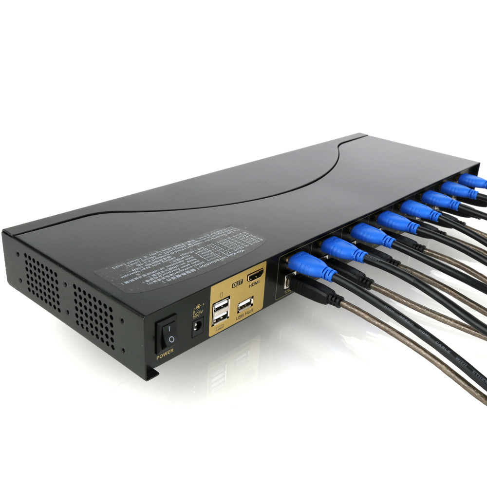 NEXT-7008KVM 8대1 USB HDMI KVM스위치  핫키