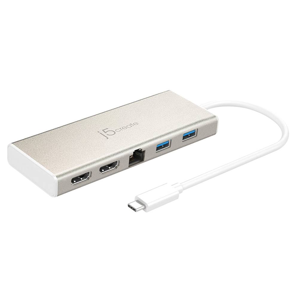 NEXT-JCD381 TYPE-C 멀티어댑터 듀얼HDMI USB 기가랜