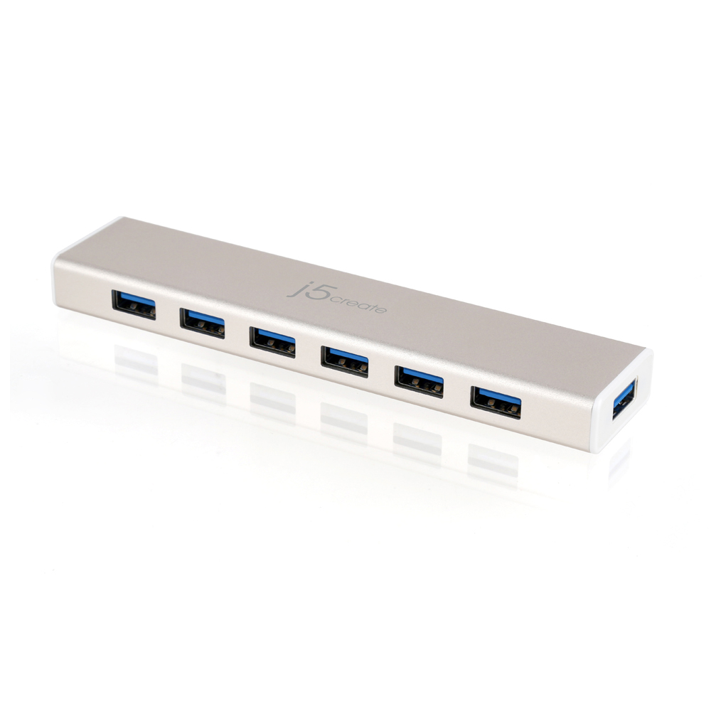 NEXT-JCH377 USB3.1 TYPE-C 7포트 유전원 USB 허브