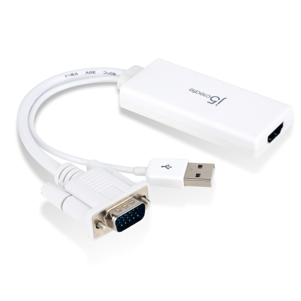 NEXT-JDA214 VGA to HDMI 변환 컨버터 모니터 어댑터
