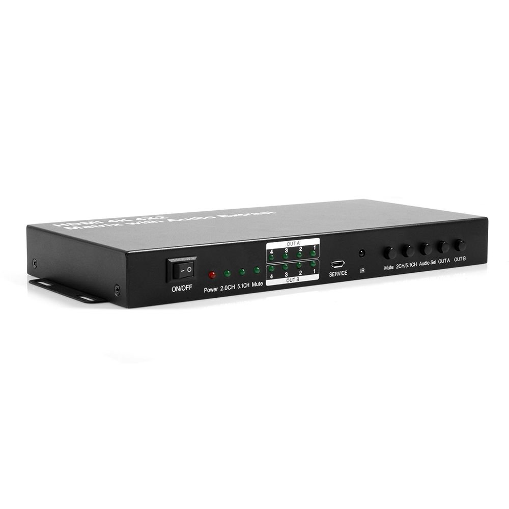 HDMI 4K 60HZ 입력 4포트 출력 2포트 매트릭스 스위치