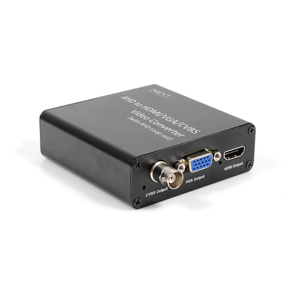 NEXT-1608AHD AHD to CVBS VGA HDMI 1대3 컨버터
