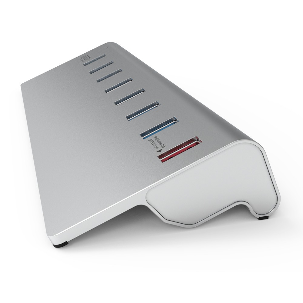NEXT-319U3 USB3.0 알루미늄 8포트 스탠드형 USB허브