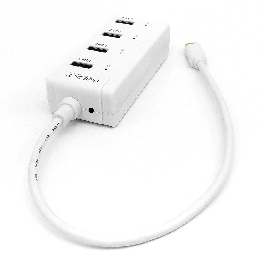 NEXT-515TC USB3.1 C타입 4포트 무전원 USB 허브 확장