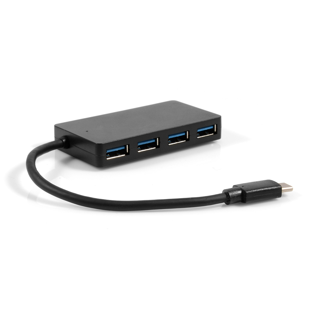 NEXT-615TC 무전원 4포트 USB 허브 TypeC to USB