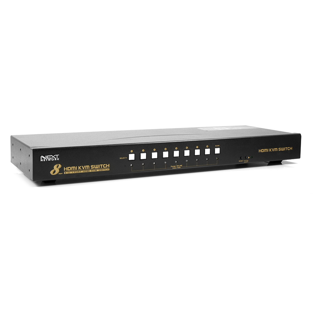 NEXT-7018KVM-KP 8포트 4K 8:1 USB HDMI KVM 스위치