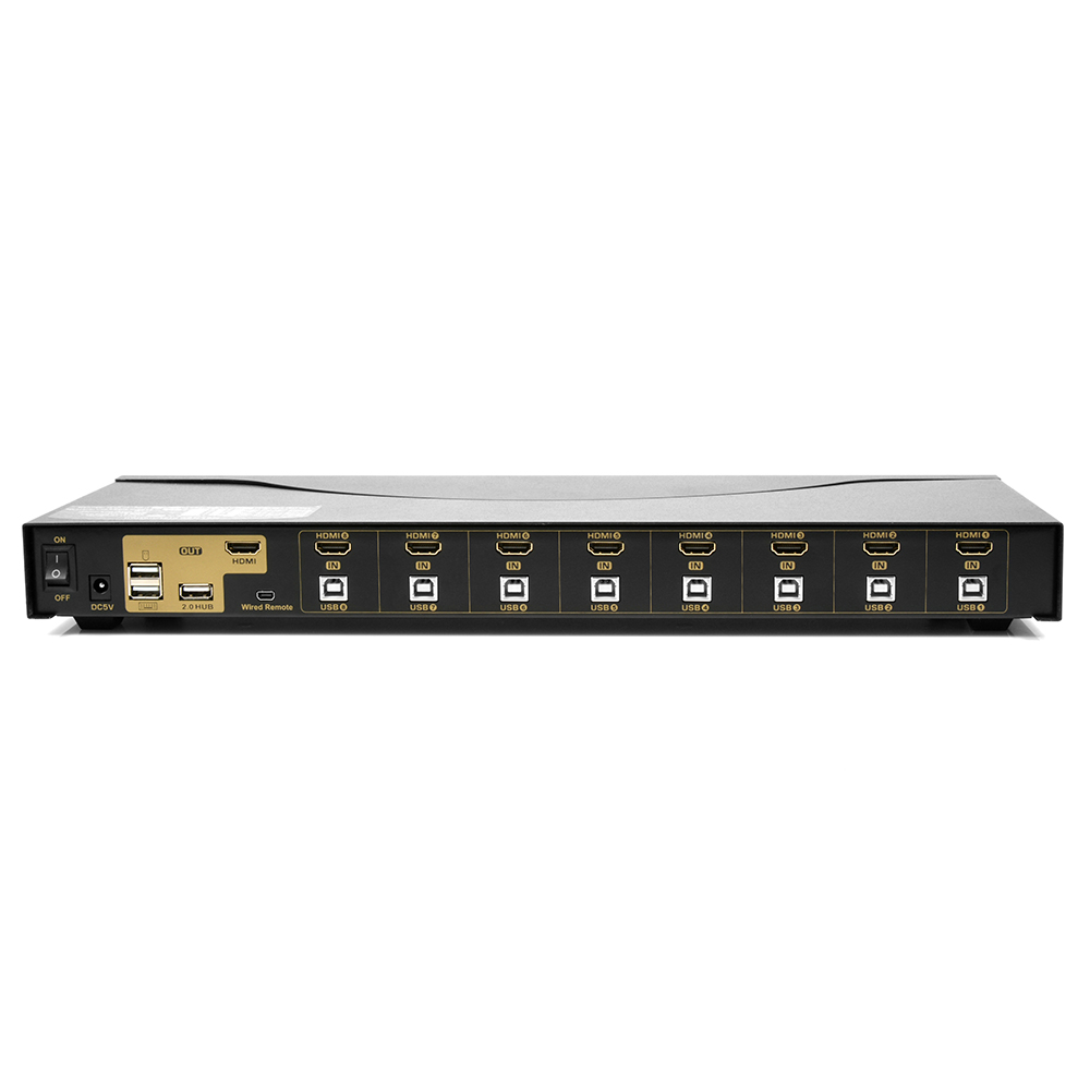 NEXT-7018KVM-KP 8포트 4K 8:1 USB HDMI KVM 스위치