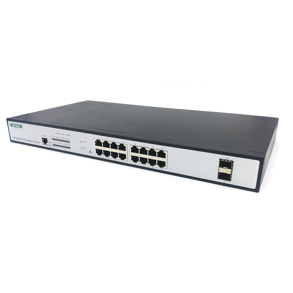 NEXT-POE1620L2-300 16POE 18포트 스위칭 허브 300W