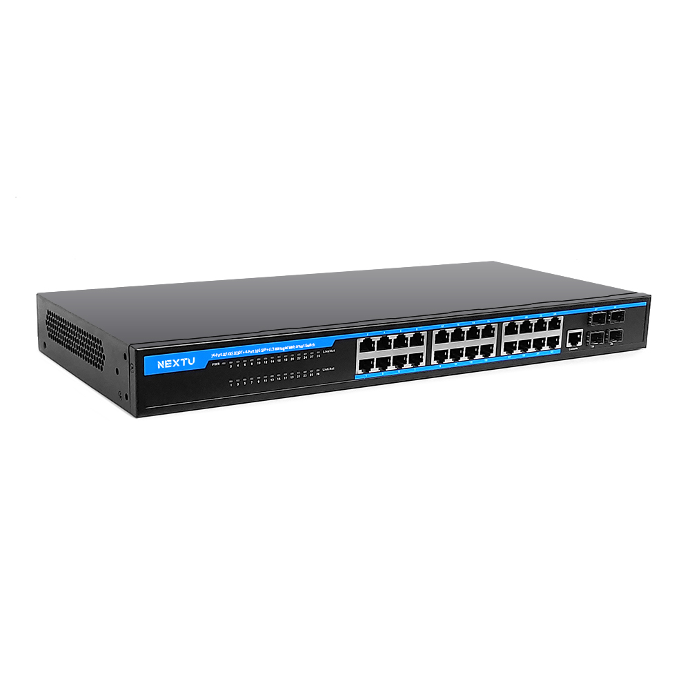 24포트 10/100/1000Mbps 4sfp+ LL3 매니지먼트 스위칟허브