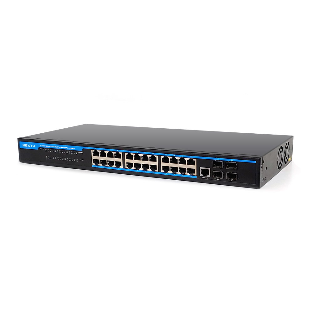 24포트 10/100/1000Mbps 4sfp+ LL3 매니지먼트 스위칟허브