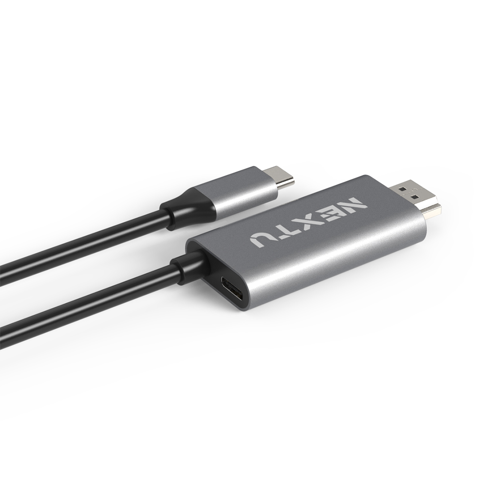 UHD 4K Type-C to HDMI2.0 미러링케이블 PD100W 충전 케이블