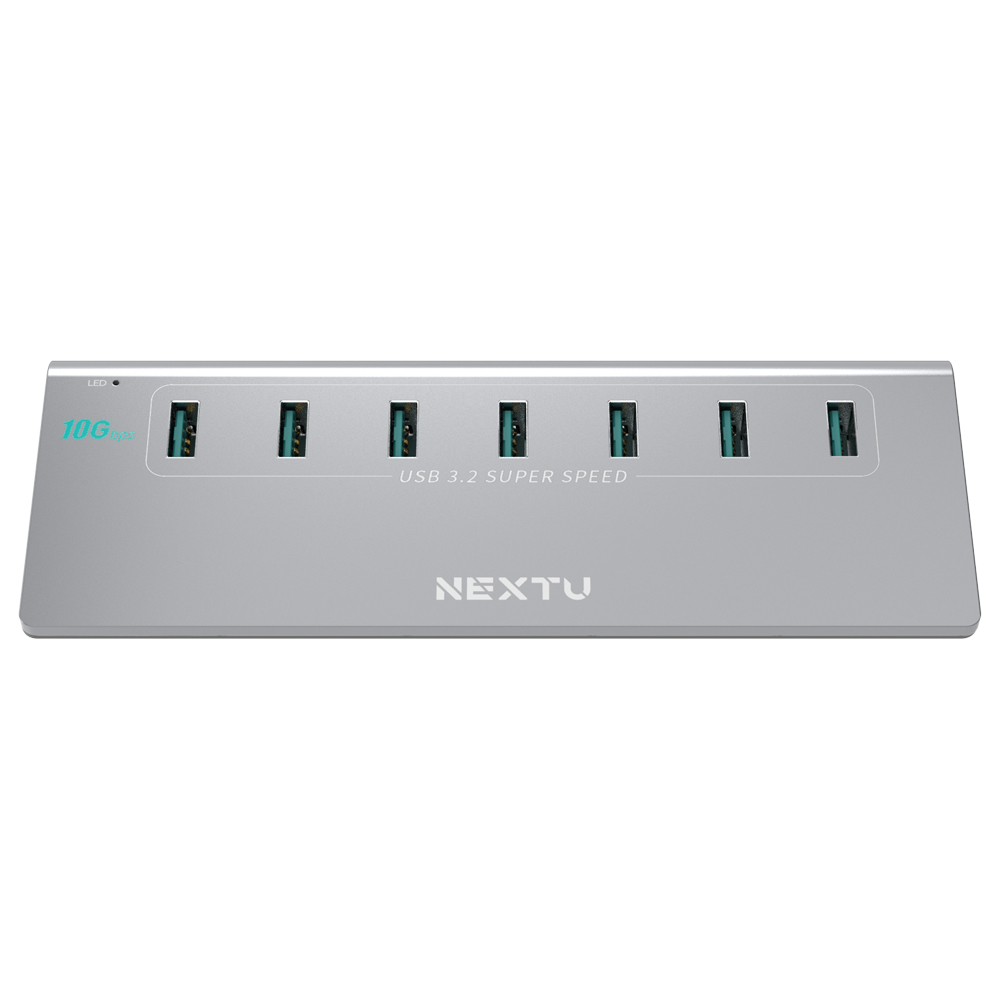 유전원 7포트 USB허브 USB3.2 GEN2 10G XT1301057