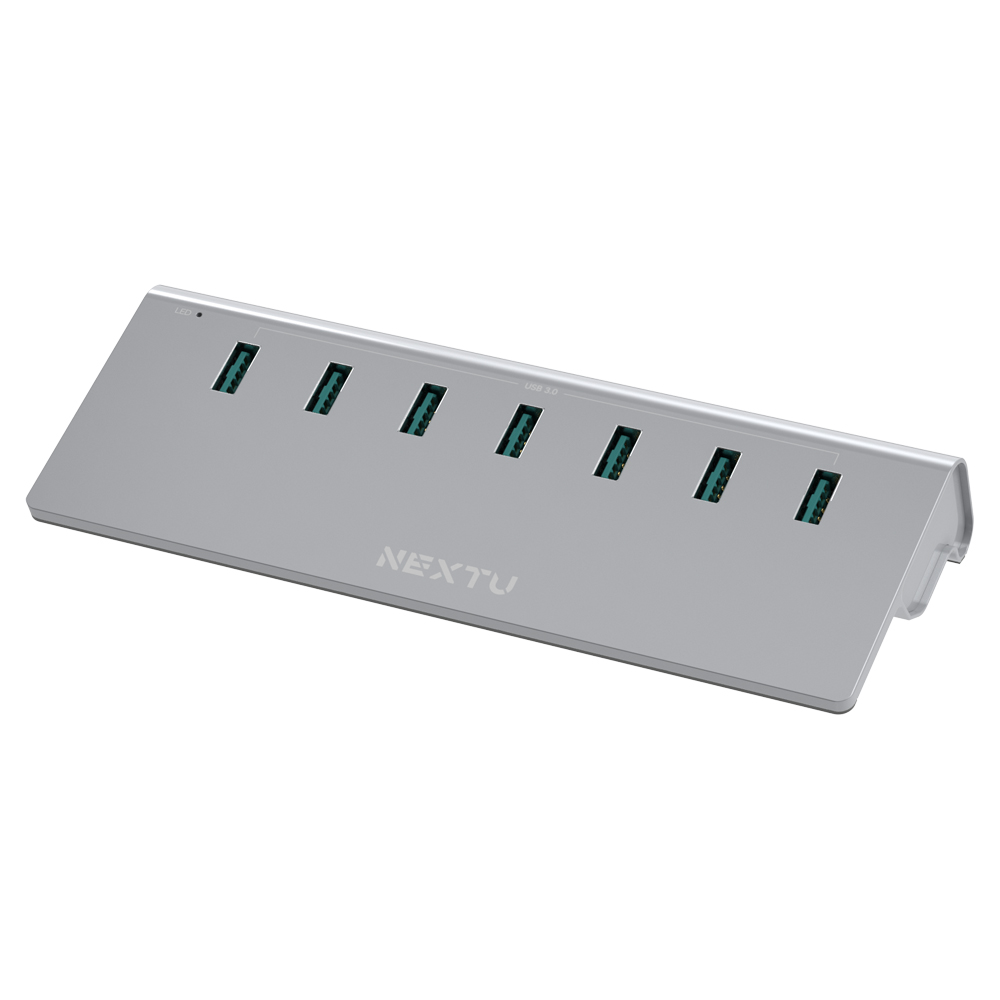 알루미늄 7포트 유전원 USB3.0 허브 XT1301041